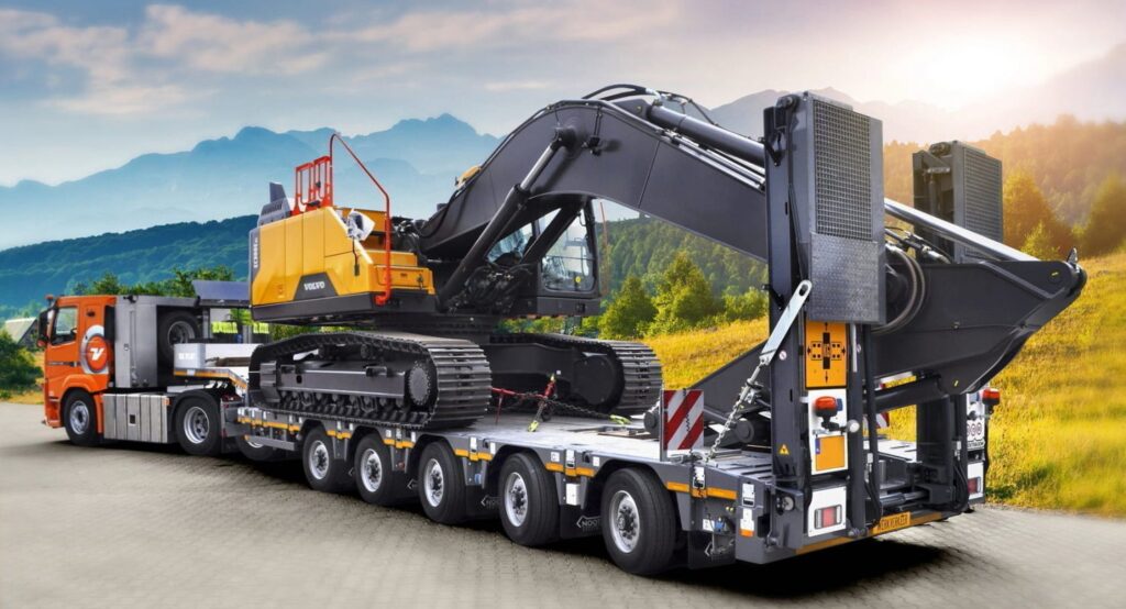 Доставка тяжелой спецтехники: виды, особенности, преимущества Доставка тяжелой спецтехники